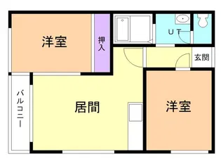 サンライズハイツ【301号室】の間取り