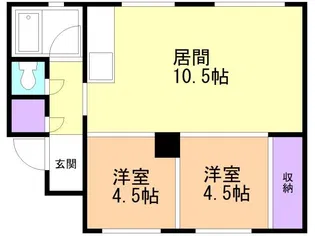 スワンマンション【301号室】の間取り