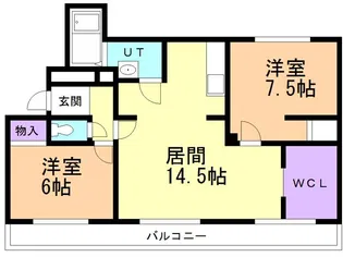 フォレストコート【21号室】の間取り