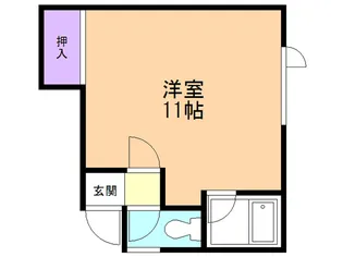 コーポあい【203号室】の間取り