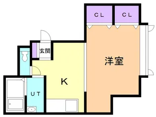 コーポ ポレール【202号室】の間取り