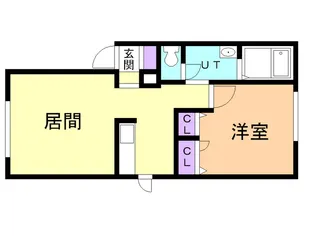 グランラヴィーヌ栄町【102号室】の間取り