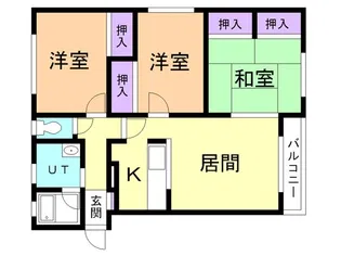 アラモードS・K【202号室】の間取り