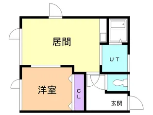 若山ハイツ大谷【202号室】の間取り