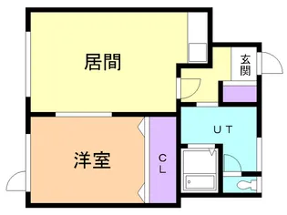 大昭ハイツ若山【202号室】の間取り