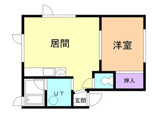 ポプラ若草【102号室】の間取り