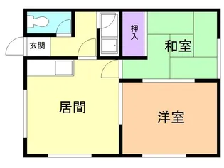 コーポちとせ【102号室】の間取り