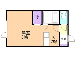 ジョイライフ【207号室】の間取り