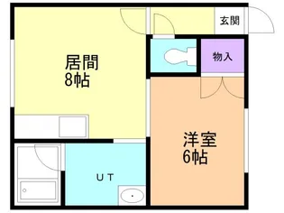 パークステーション【102号室】の間取り