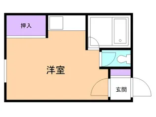 ハイツクリエイト【203号室】の間取り