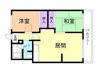 レジデンス柏木【306号室】の間取り