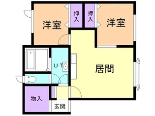 Two Leaf【206号室】の間取り