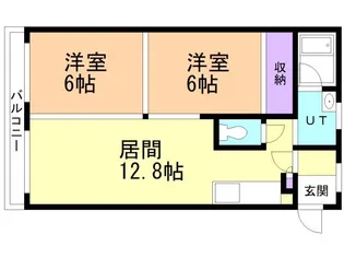 エスティーハイツ【303号室】の間取り