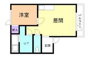 ドリームハイツⅡ【102号室】の間取り