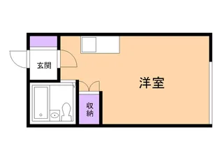ベルハイツⅡ【107号室】の間取り