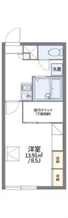 レオパレス三田B館【105号室】の間取り