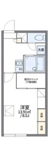 レオパレス三田B館【107号室】の間取り