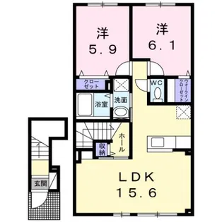 ラヴィアン クレール【2階】の間取り