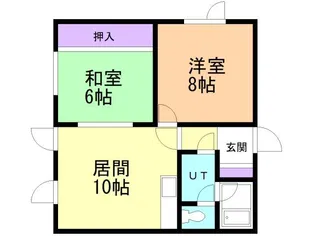 ハッピーハイツⅡ【101号室】の間取り