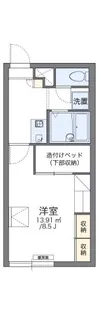 レオパレスエルナト【113号室】の間取り