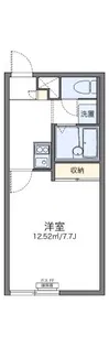 レオパレスプラウ【101号室】の間取り