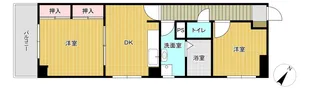 マンション木乃新【3階】の間取り