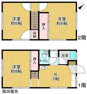 岡山県笠岡市富岡【一戸建】の間取り