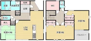 岡山県笠岡市美の浜【一戸建】の間取り