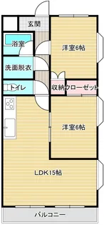 APEX高嶋【301号室】の間取り