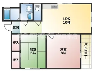 シャルムハイツ【301号室】の間取り