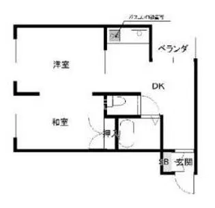 フォルム太子橋【5階】の間取り