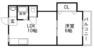 光永住【2階】の間取り