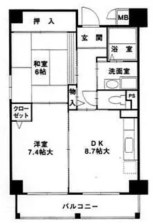 メゾン・エトワール【301号室】の間取り