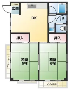 セイスイビル【3-A号室】の間取り