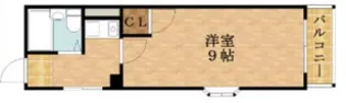 ロイヤルオークス滝井【201号室】の間取り