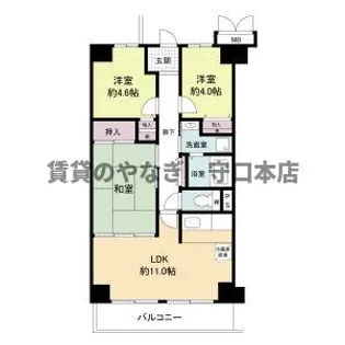 ファミーユ菊水【101号室】の間取り