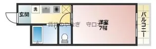 グリーンピア守口B棟【217号室】の間取り