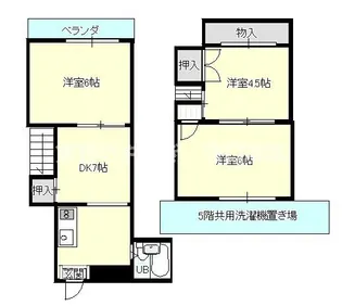 トゥリオーニ守口・B【B503号室】の間取り
