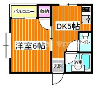メゾンズイエン【401号室】の間取り