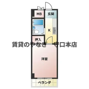 マルセビル【7階】の間取り