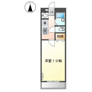 ビエンフェオークラ【2階】の間取り