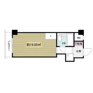 センターハイム大宮【403号室】の間取り