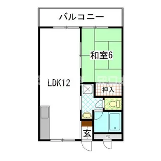 大一南野口マンション【3階】の間取り