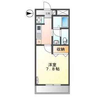 コンフォール深田【2階】の間取り