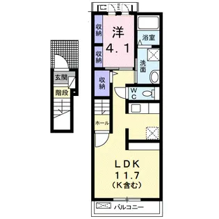 フォルテ【2階】の間取り