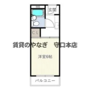 門真プラザ【306号室】の間取り