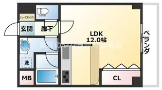 ヴィルフランシュ【4階】の間取り