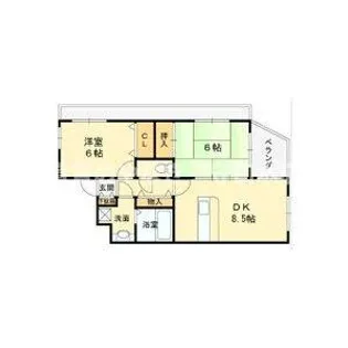 Annex Devote【301号室】の間取り