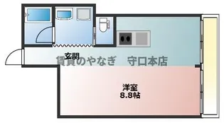 高木マンション【1階】の間取り