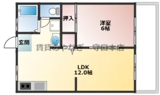 サンハイツⅠ【101号室】の間取り